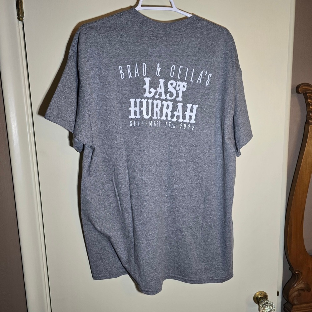 Northshore Hayride GORDON, WISCONSIN Brad & Ceila's Last Hurrah t-shirt  SIZE XL - Picture 10 of 10